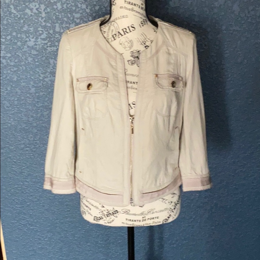 White House Black Market Tan Jacket